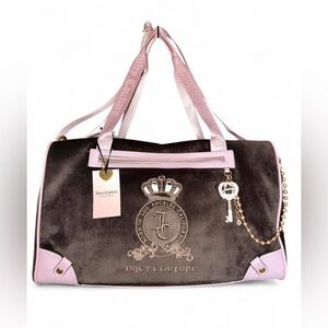 Classic Juicy Lovers Weekender Duffel Bag, brown/pink